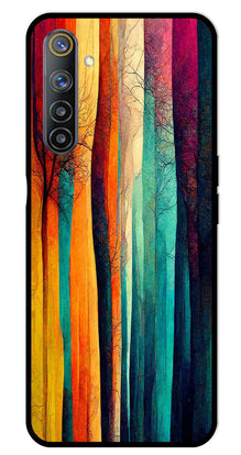 Modern Art Colorful Metal Mobile Case for Realme 6