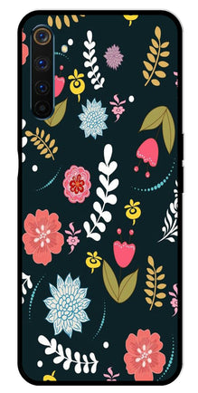 Floral Pattern2 Metal Mobile Case for Realme 6 Pro