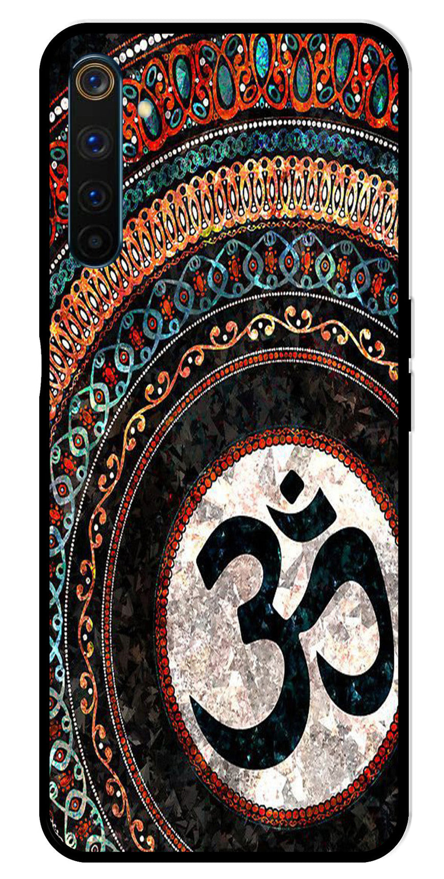 Oum Design Metal Mobile Case for Realme 6 Pro   (Design No -15)