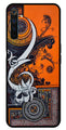 Qalander Art Metal Mobile Case for Realme 6 Pro   (Design No -16)