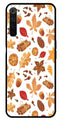Autumn Leaf Metal Mobile Case for Realme 6 Pro   (Design No -19)