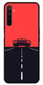 Car Lover Metal Mobile Case for Realme 6 Pro   (Design No -21)