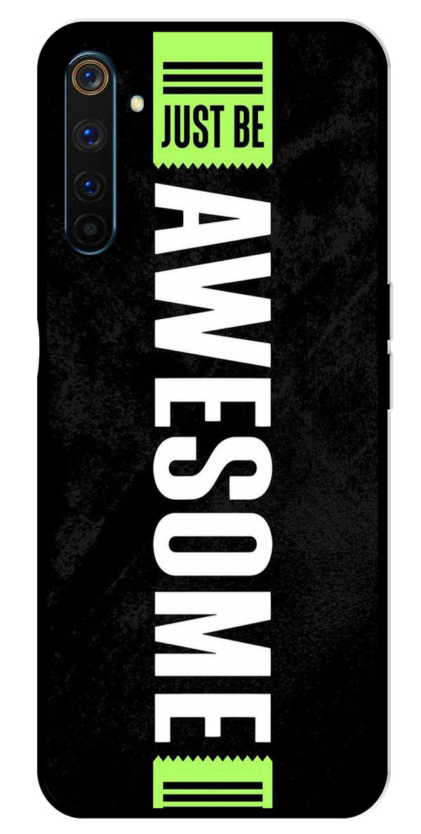 Awesome Metal Mobile Case for Realme 6 Pro   (Design No -33)
