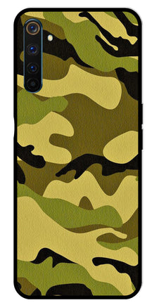 Army Pattern Metal Mobile Case for Realme 6 Pro