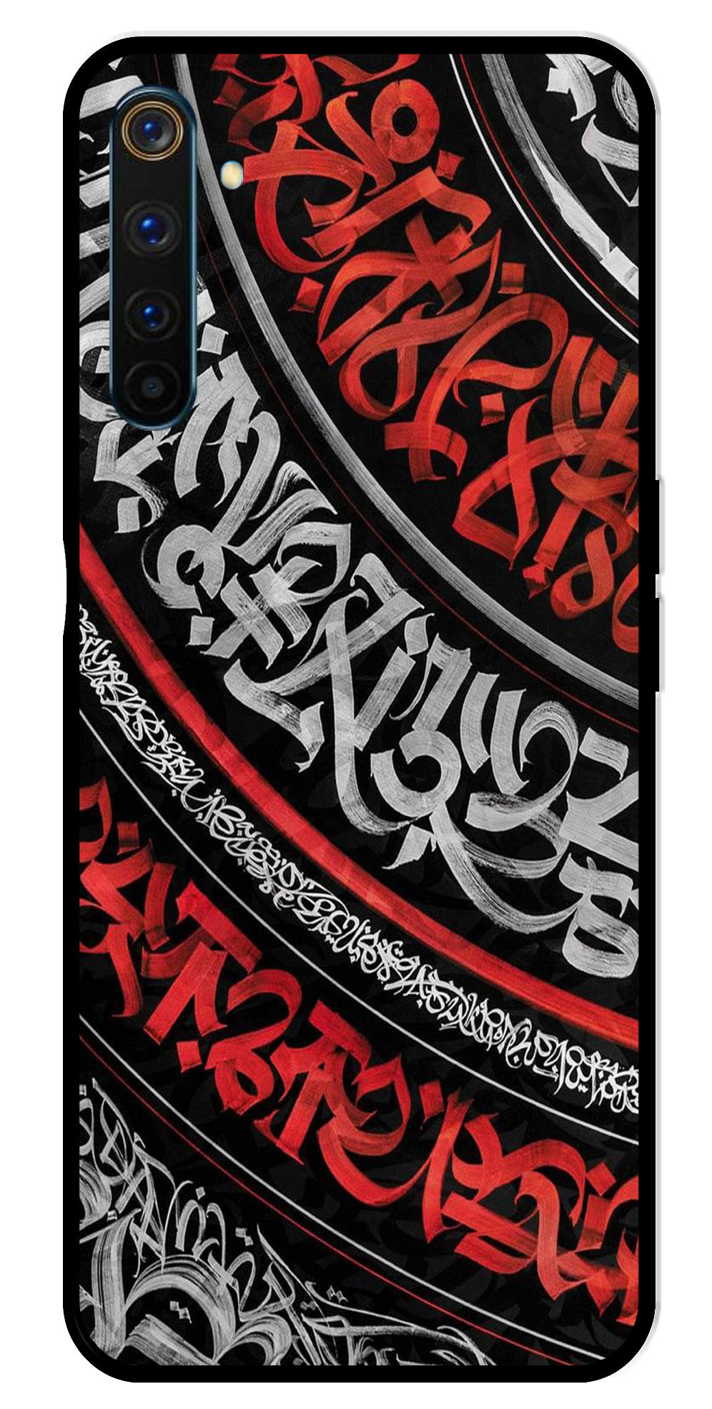 Qalander Art Metal Mobile Case for Realme 6 Pro   (Design No -49)