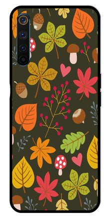 Leaves Design Metal Mobile Case for Realme 6 Pro