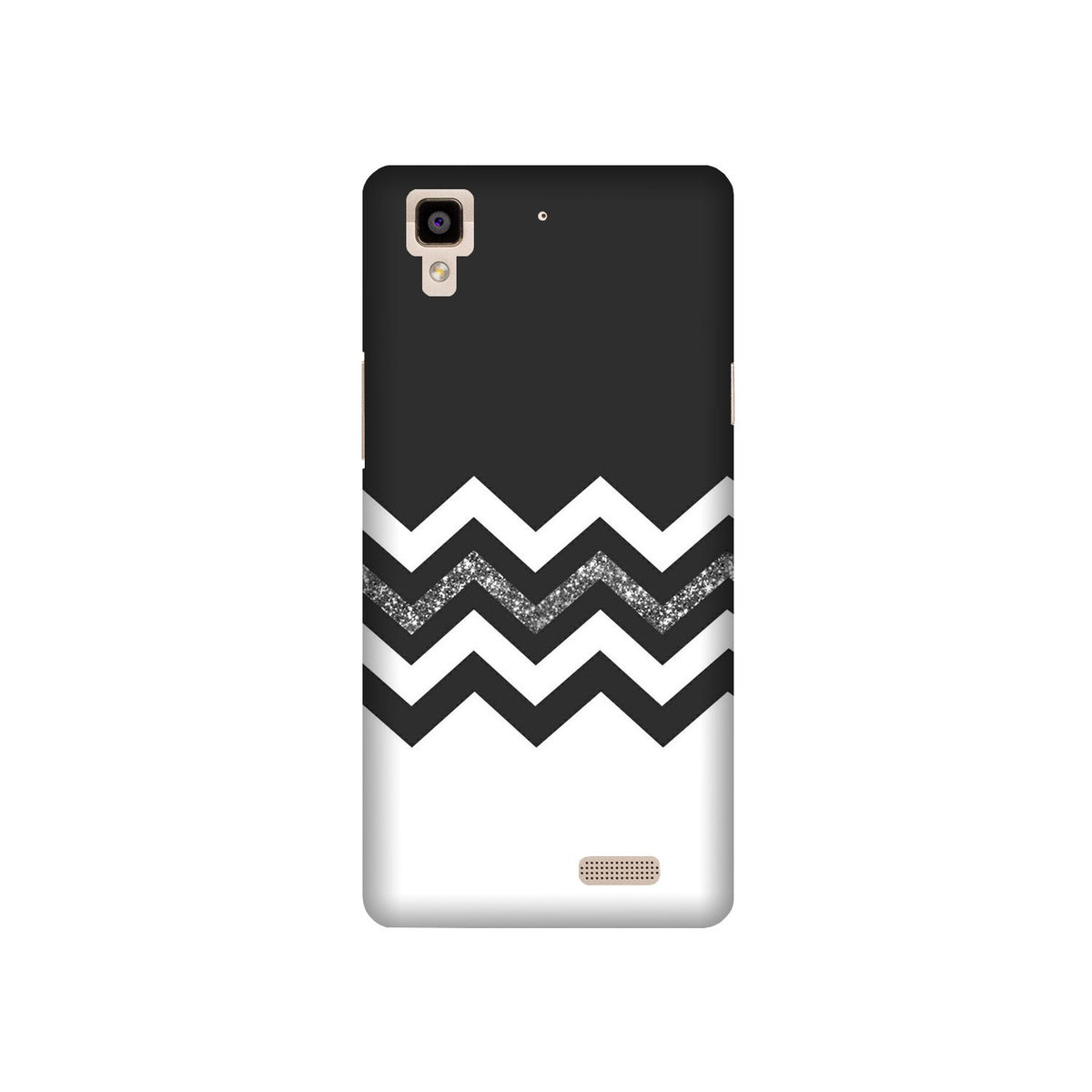 Black white Pattern2Case for Oppo R7