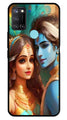 Lord Radha Krishna Metal Mobile Case for Realme 7i   (Design No -01)
