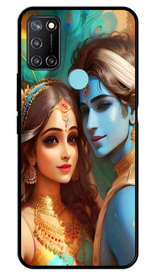 Lord Radha Krishna Metal Mobile Case for Realme 7i