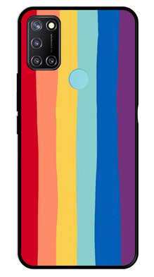 Rainbow MultiColor Metal Mobile Case for Realme 7i