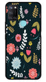 Floral Pattern2 Metal Mobile Case for Realme C17   (Design No -12)