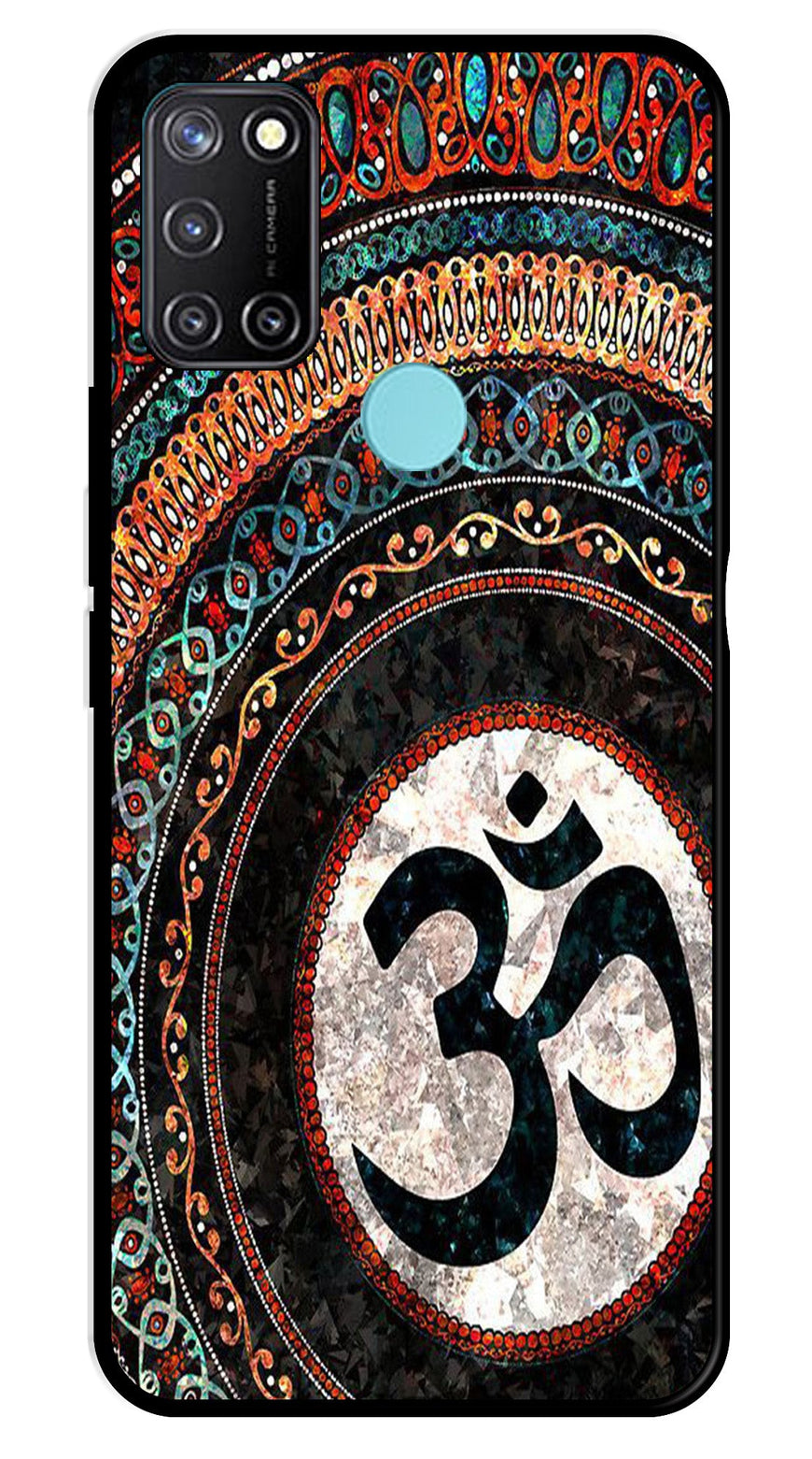 Oum Design Metal Mobile Case for Realme 7i   (Design No -15)