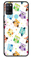 Owls Pattern Metal Mobile Case for Realme C17   (Design No -20)