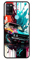 Vintage Car Metal Mobile Case for Realme 7i   (Design No -29)
