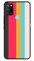 Muted Rainbow Metal Mobile Case for Realme 7i   (Design No -31)