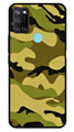 Army Pattern Metal Mobile Case for Realme 7i   (Design No -35)