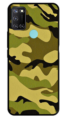 Army Pattern Metal Mobile Case for Realme 7i