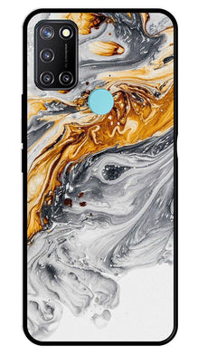 Marble Pattern Metal Mobile Case for Realme C17
