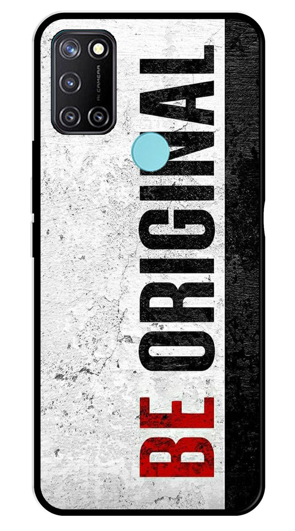 Be Original Metal Mobile Case for Realme 7i   (Design No -38)