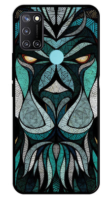 Lion Pattern Metal Mobile Case for Realme C17