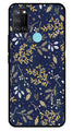 Floral Pattern  Metal Mobile Case for Realme C17   (Design No -52)