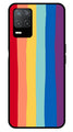 Rainbow MultiColor Metal Mobile Case for Realme 8 5G   (Design No -03)