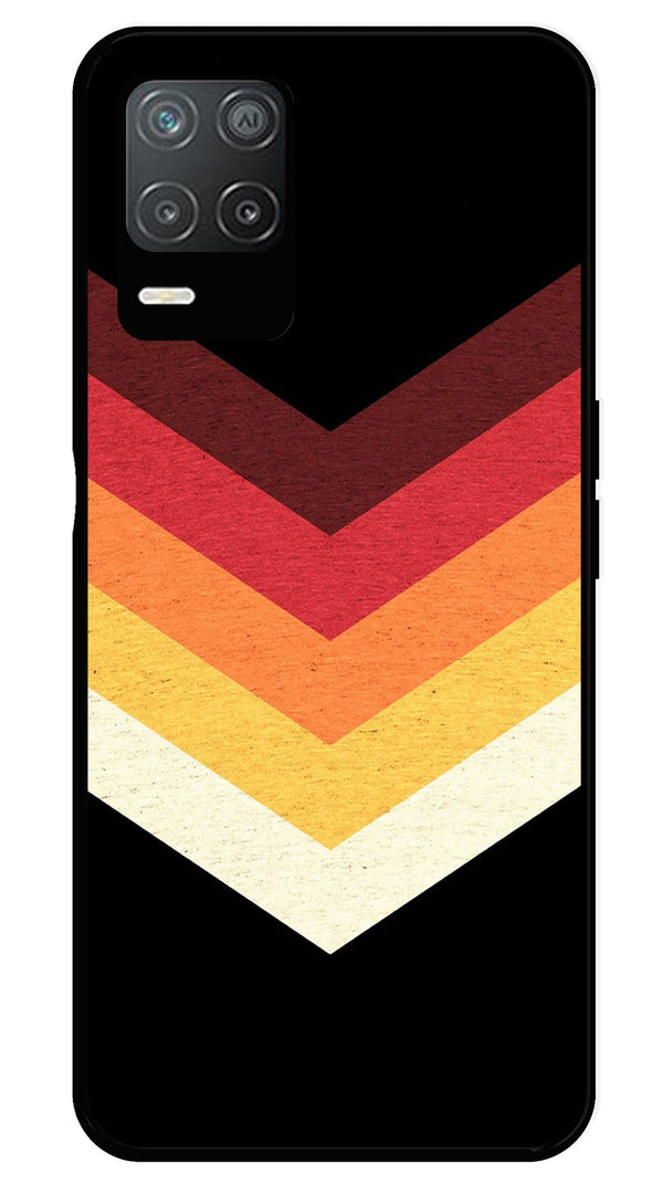 MultiColor Arrow Metal Mobile Case for Realme 8 5G   (Design No -04)