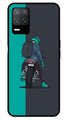 Bike Lover Metal Mobile Case for Realme 8 5G   (Design No -05)