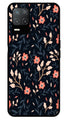 Floral Pattern Metal Mobile Case for Realme 8 5G   (Design No -10)