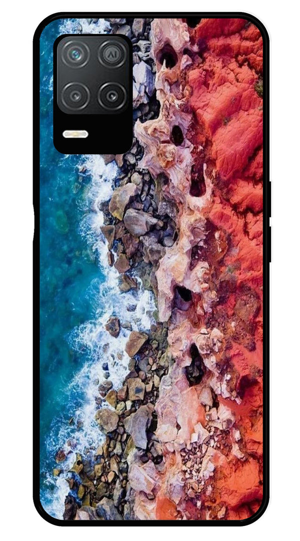 Sea Shore Metal Mobile Case for Realme 8 5G   (Design No -18)