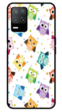 Owls Pattern Metal Mobile Case for Realme Narzo 30 5G