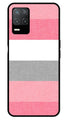 Pink Pattern Metal Mobile Case for Realme Narzo 30 5G   (Design No -23)