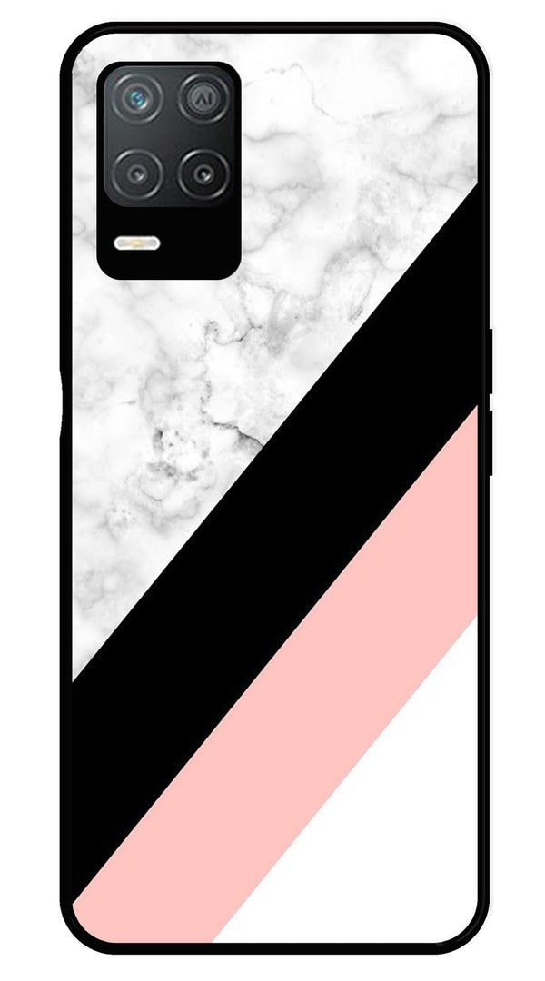 Marble Design Metal Mobile Case for Realme 8 5G   (Design No -24)