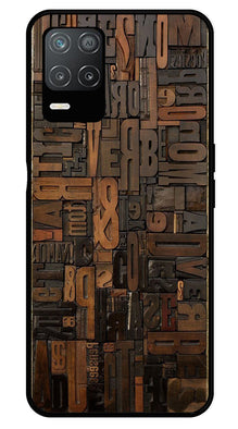 Alphabets Metal Mobile Case for Realme 8 5G