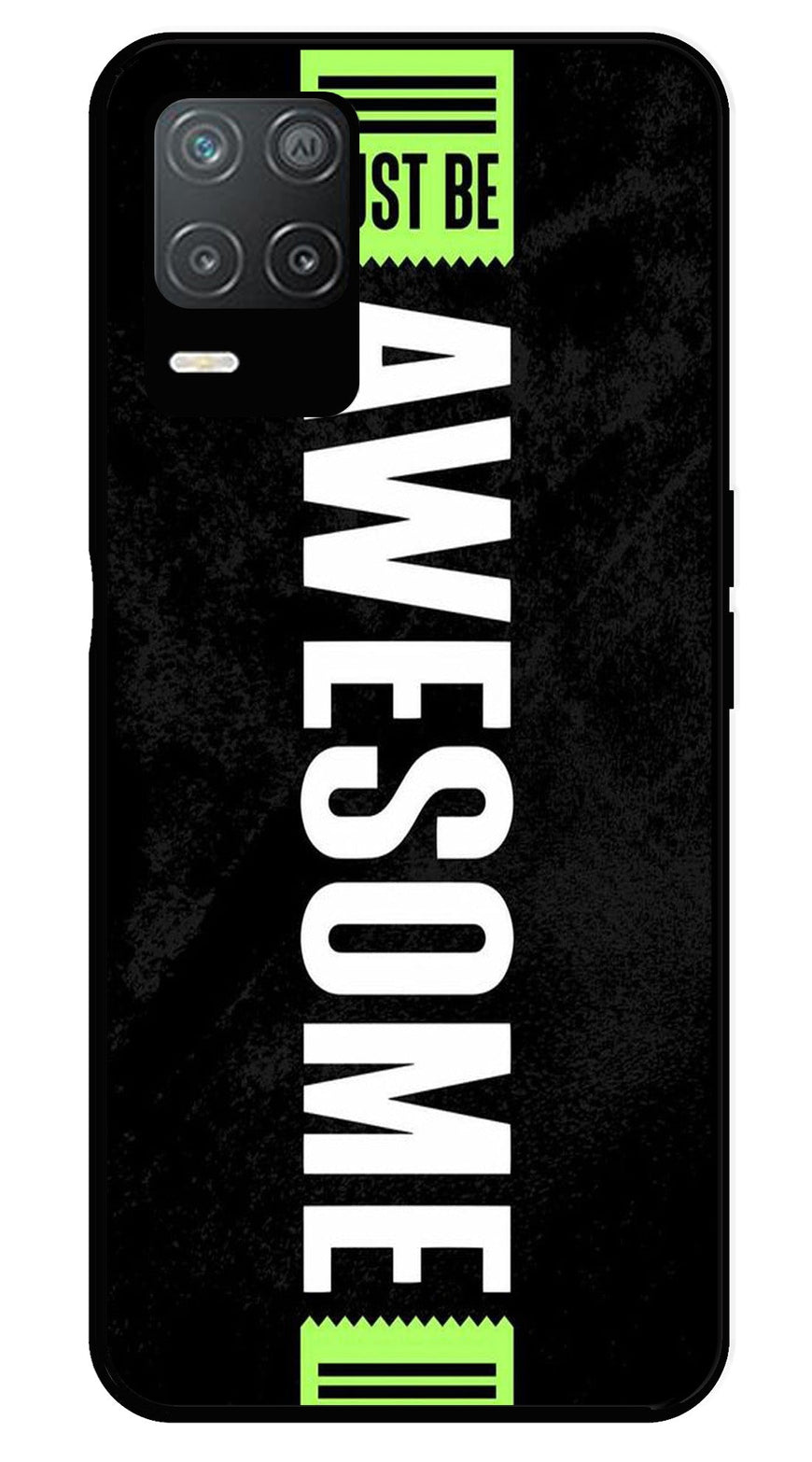 Awesome Metal Mobile Case for Realme Narzo 30 5G   (Design No -33)