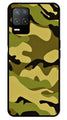Army Pattern Metal Mobile Case for Realme 8 5G   (Design No -35)