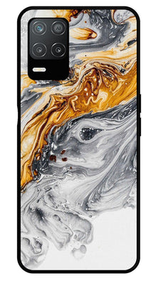 Marble Pattern Metal Mobile Case for Realme 8 5G