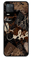 Coffee Pattern Metal Mobile Case for Realme 8 5G   (Design No -37)
