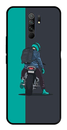 Bike Lover Metal Mobile Case for Redmi 9 Prime