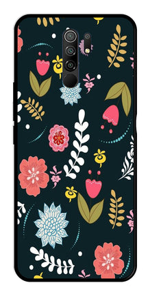Floral Pattern2 Metal Mobile Case for Redmi 9 Prime