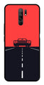 Car Lover Metal Mobile Case for Redmi 9 Prime   (Design No -21)
