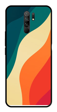 Muted Rainbow Metal Mobile Case for Redmi 9 Prime