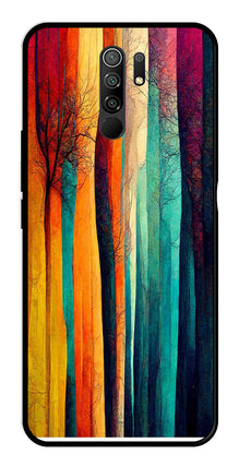 Modern Art Colorful Metal Mobile Case for Redmi 9 Prime