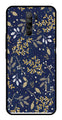 Floral Pattern  Metal Mobile Case for Redmi 9 Prime   (Design No -52)