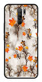 Autumn leaves Metal Mobile Case for Redmi 9 Prime   (Design No -55)