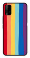 Rainbow MultiColor Metal Mobile Case for Redmi 9 Power   (Design No -03)