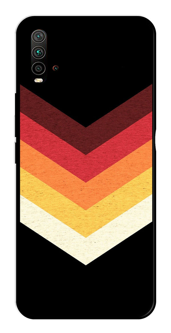 MultiColor Arrow Metal Mobile Case for Redmi 9 Power   (Design No -04)