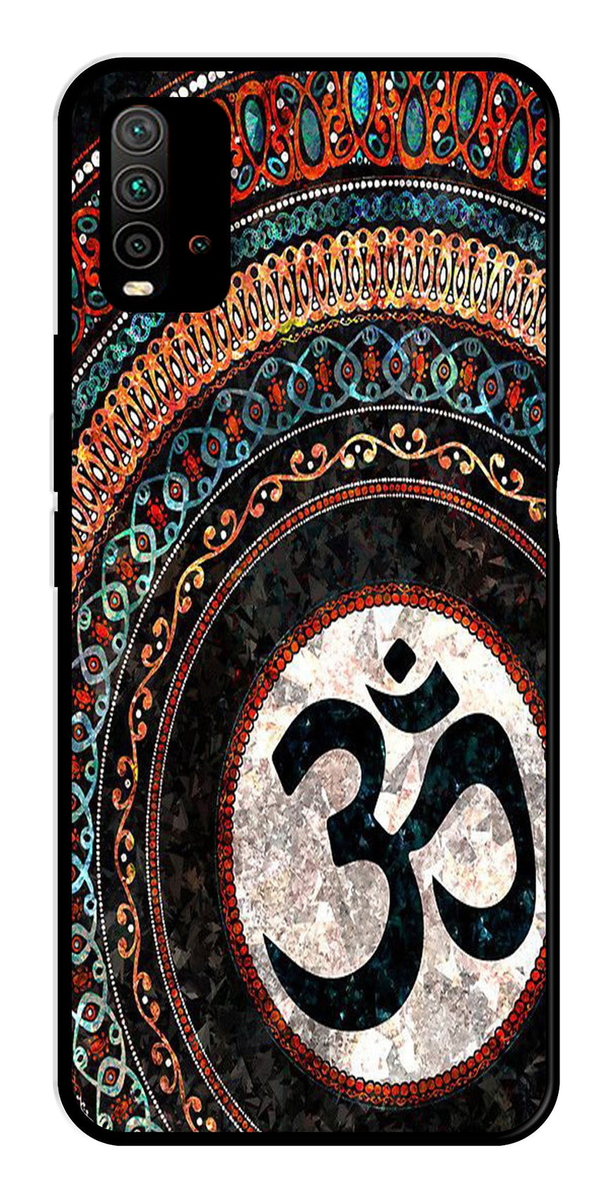 Oum Design Metal Mobile Case for Redmi 9 Power   (Design No -15)