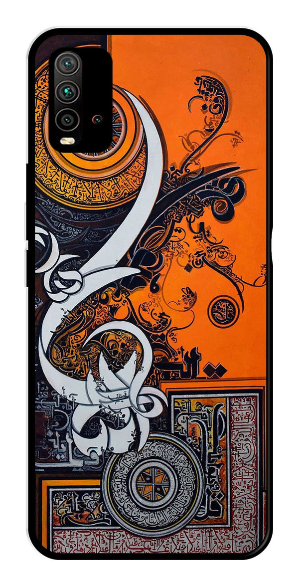 Qalander Art Metal Mobile Case for Redmi 9 Power   (Design No -16)