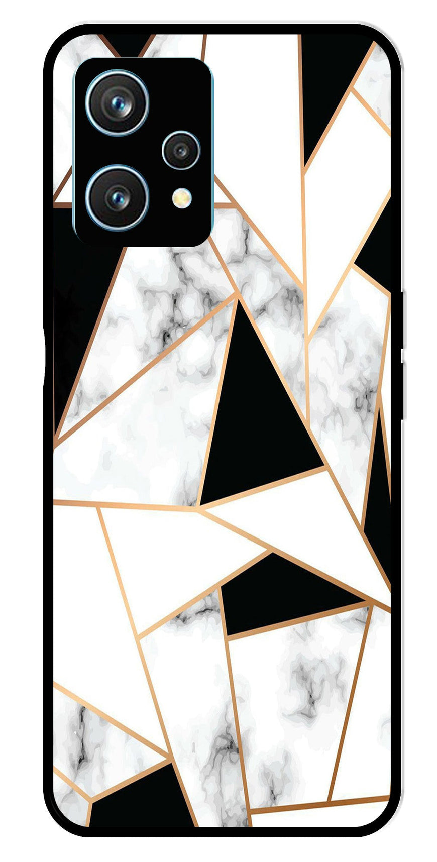 Marble Design2 Metal Mobile Case for Realme 9 Pro Plus 5G   (Design No -08)